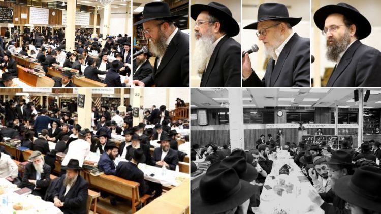 "התוועדות כ"ב שבט העולמית" בבית משיח - 770 • גלריה